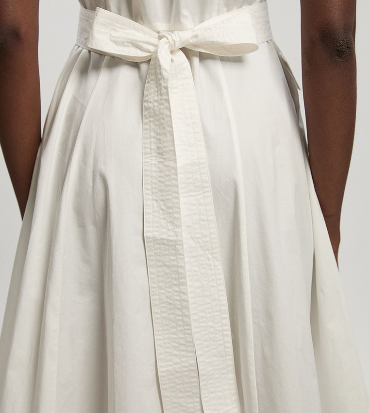 فستان ميدي قطن أورجاندي 