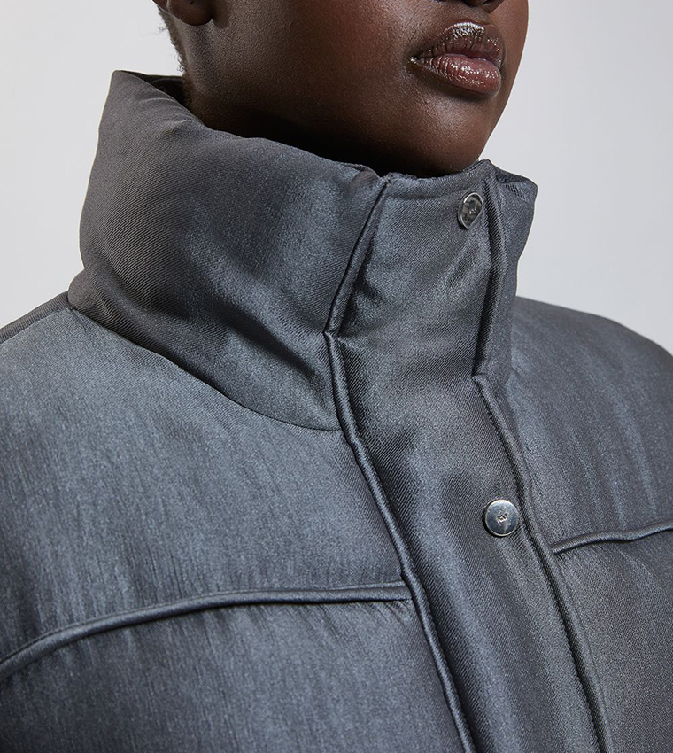 Padded and Ribbed Jacket