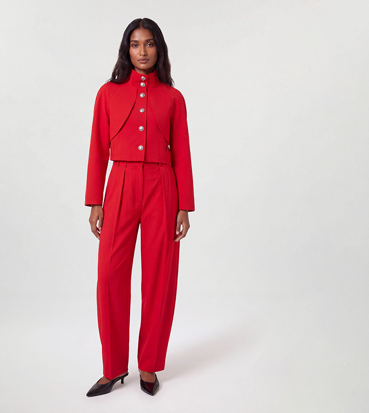Polished Compact Rounded Tailored Jacket