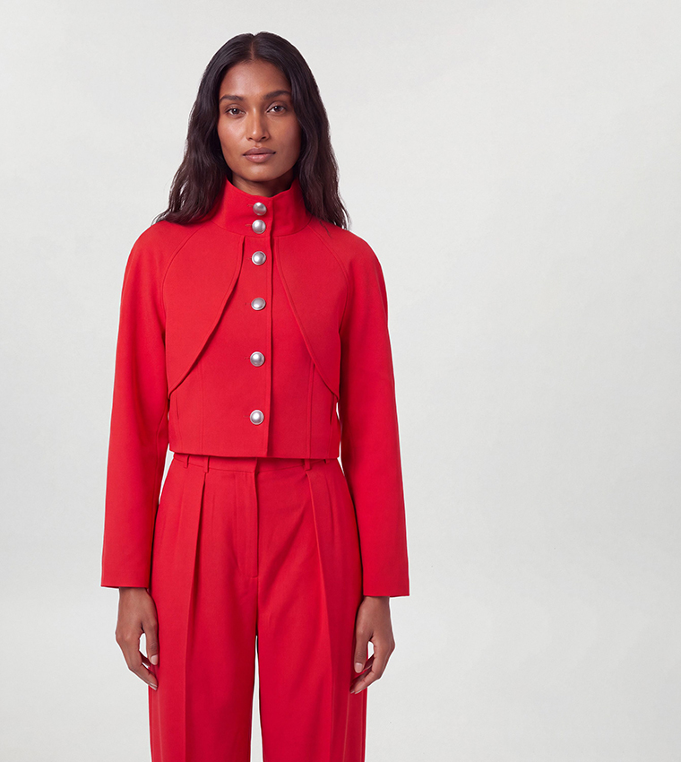 Polished Compact Rounded Tailored Jacket