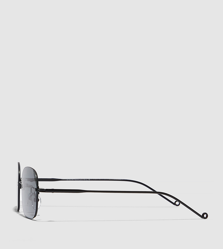 Angelina Rimless Square Sunglasses