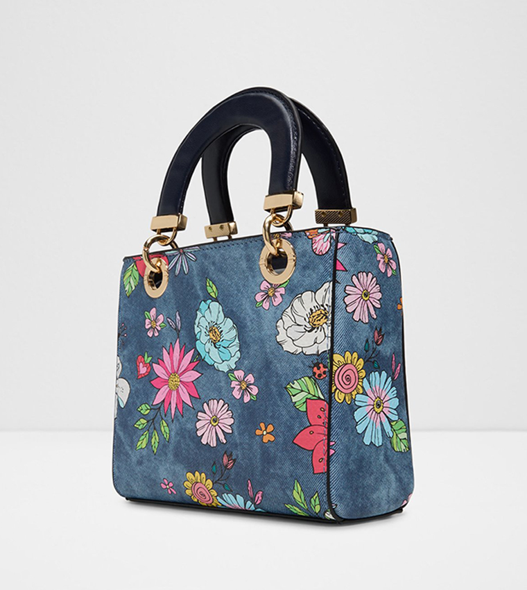 BLOOMINI Floral Printed Handheld Bag