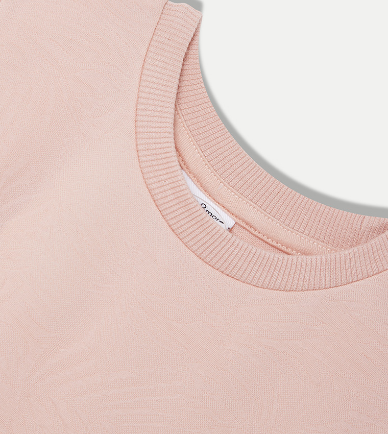 تيشيرت سادة بأكمام قصيرة