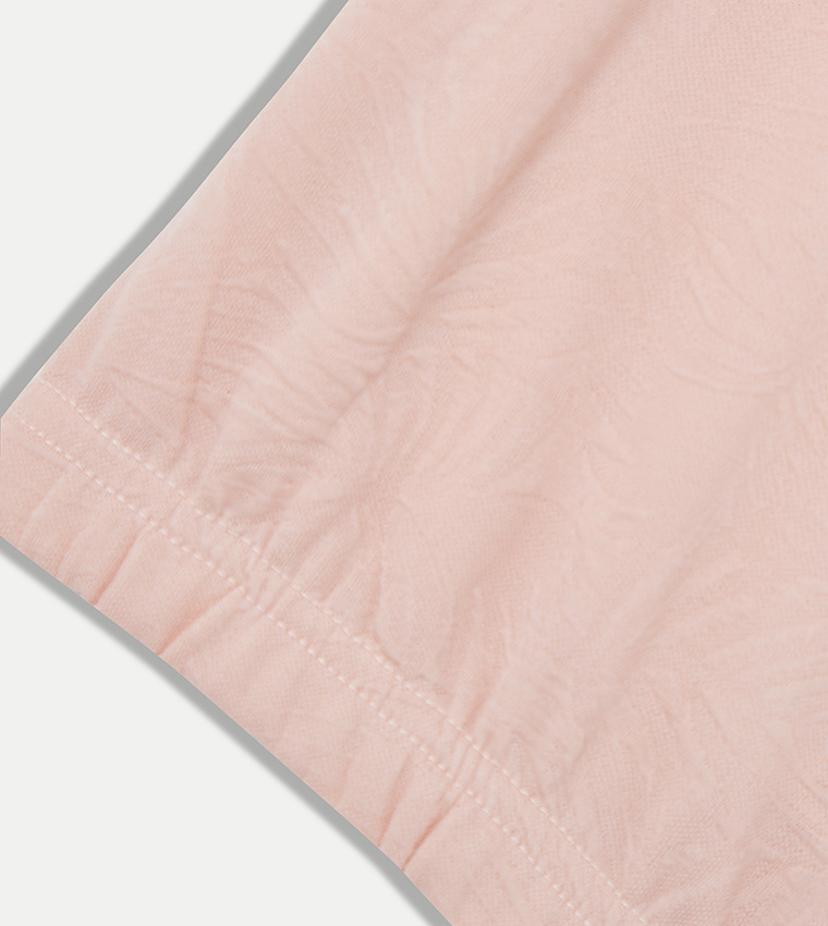 تيشيرت سادة بأكمام قصيرة