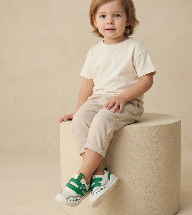 Printed Velcro Closure Shoes