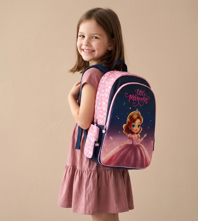 Princess Light Up 16" Backpack with Additional Led Lights