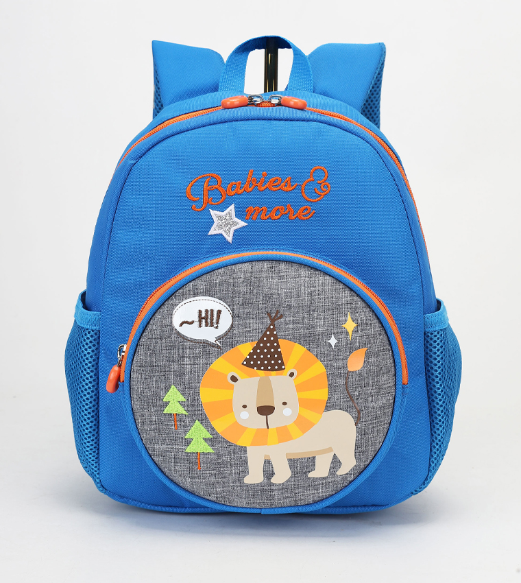 Printed Front Pocket Backpack