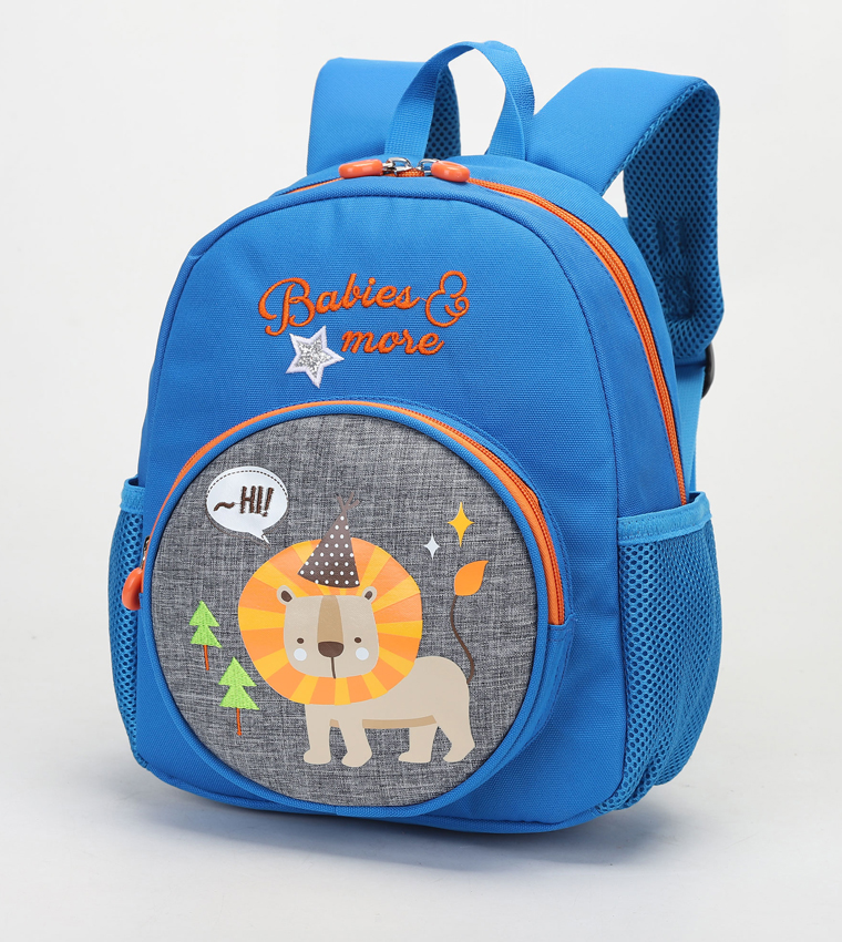 Printed Front Pocket Backpack