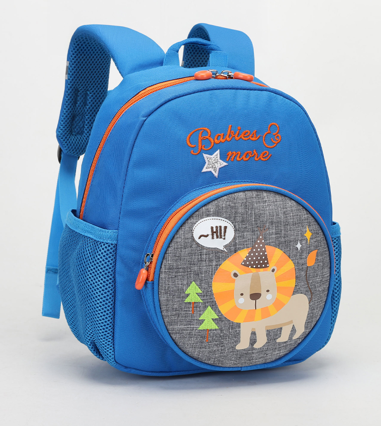 Printed Front Pocket Backpack