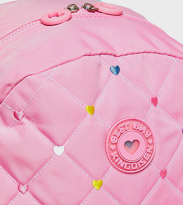 3 Piece Quilted Backpack Set