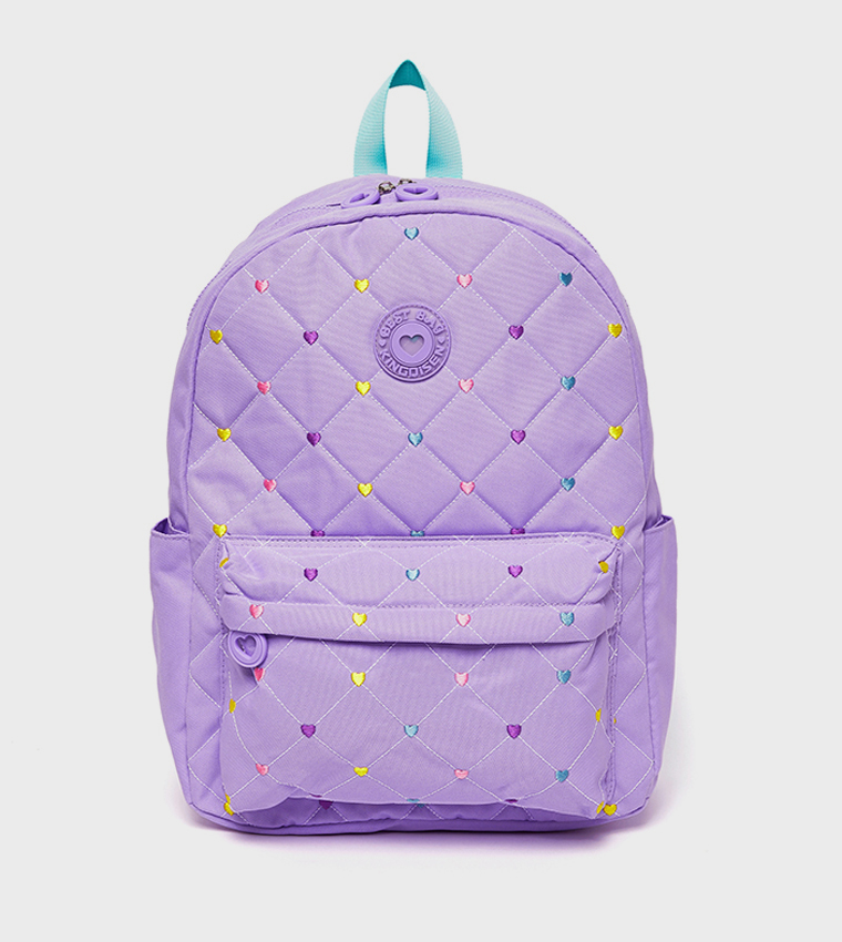 3 Piece Quilted Backpack Set