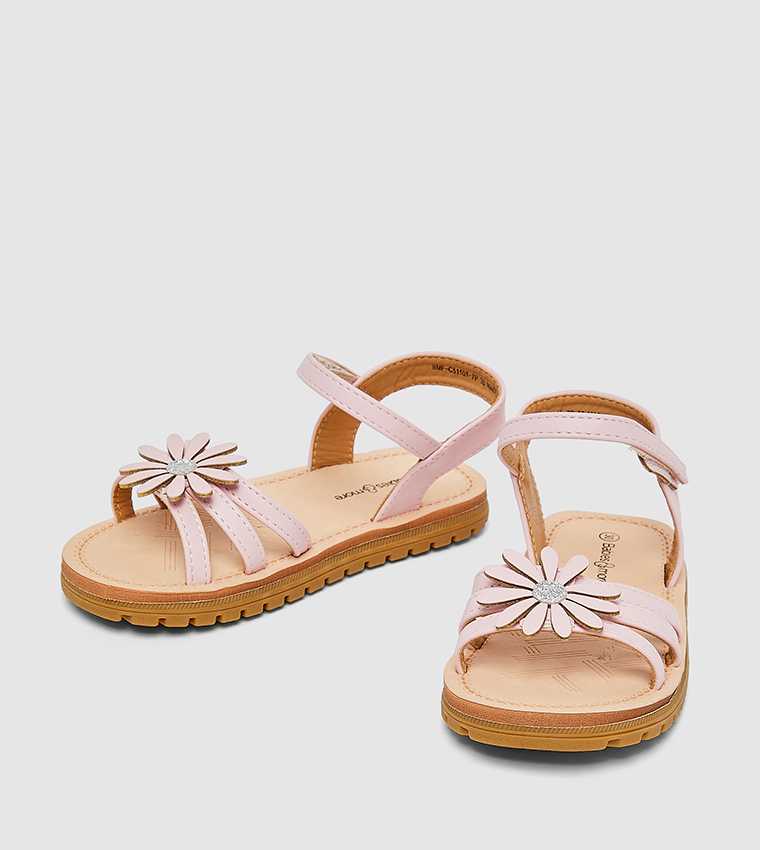 بيبيز آند مور  أحذية فلات - وردي Flat Sandals