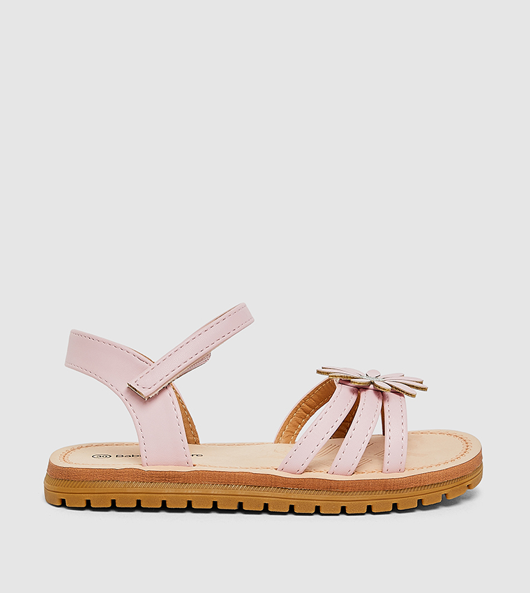 بيبيز آند مور  أحذية فلات - وردي Flat Sandals