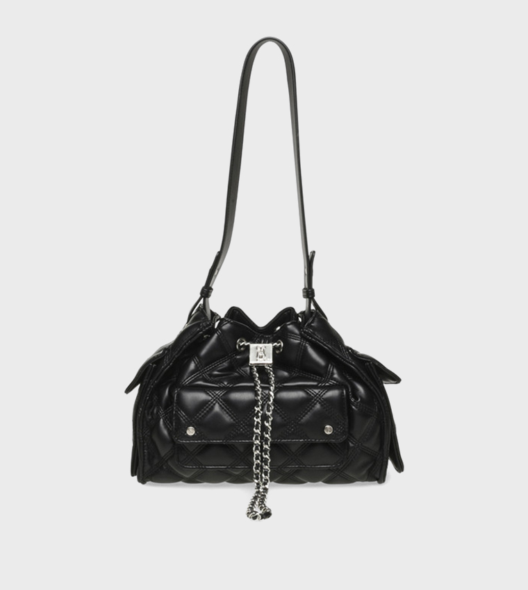 BMICKI Quilted Drawstring Bag