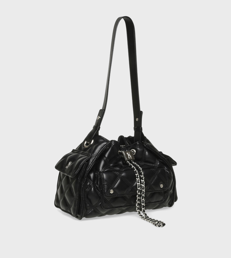BMICKI Quilted Drawstring Bag