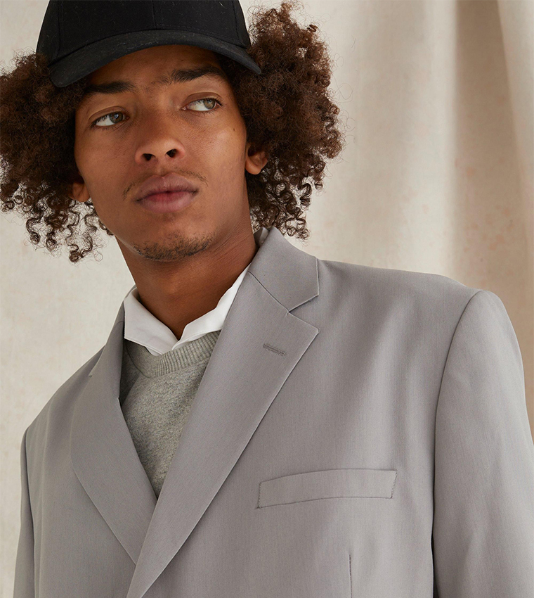 Double Breasted Oversized Blazer