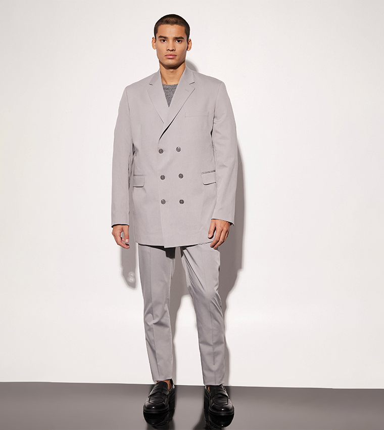 Double Breasted Oversized Blazer