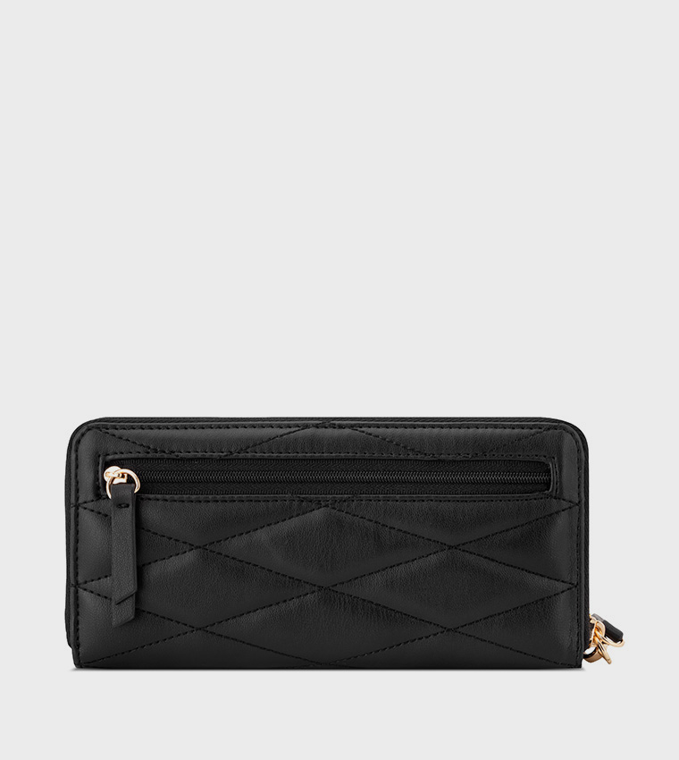 Quilted Zippered Wallet
