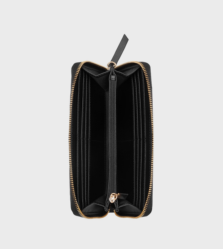 Quilted Zippered Wallet