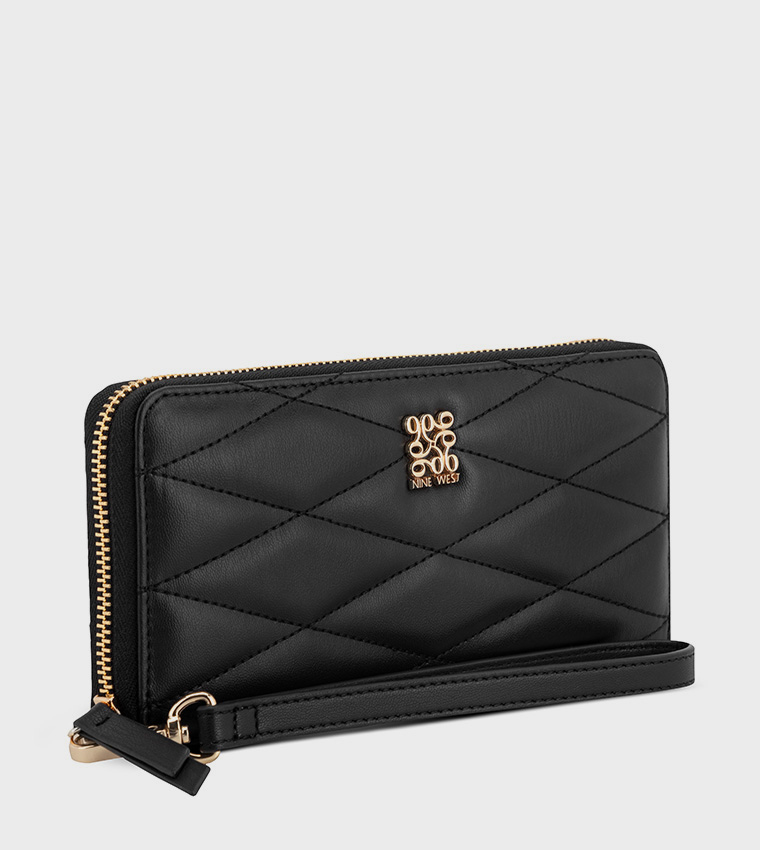 Quilted Zippered Wallet