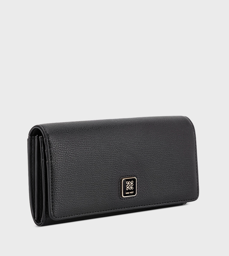 Textured Flap Wallet