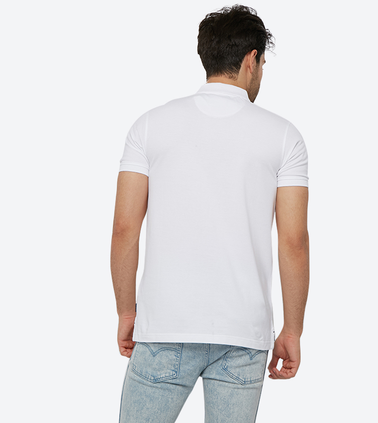 Solid Short Sleevess Polo T-Shirt