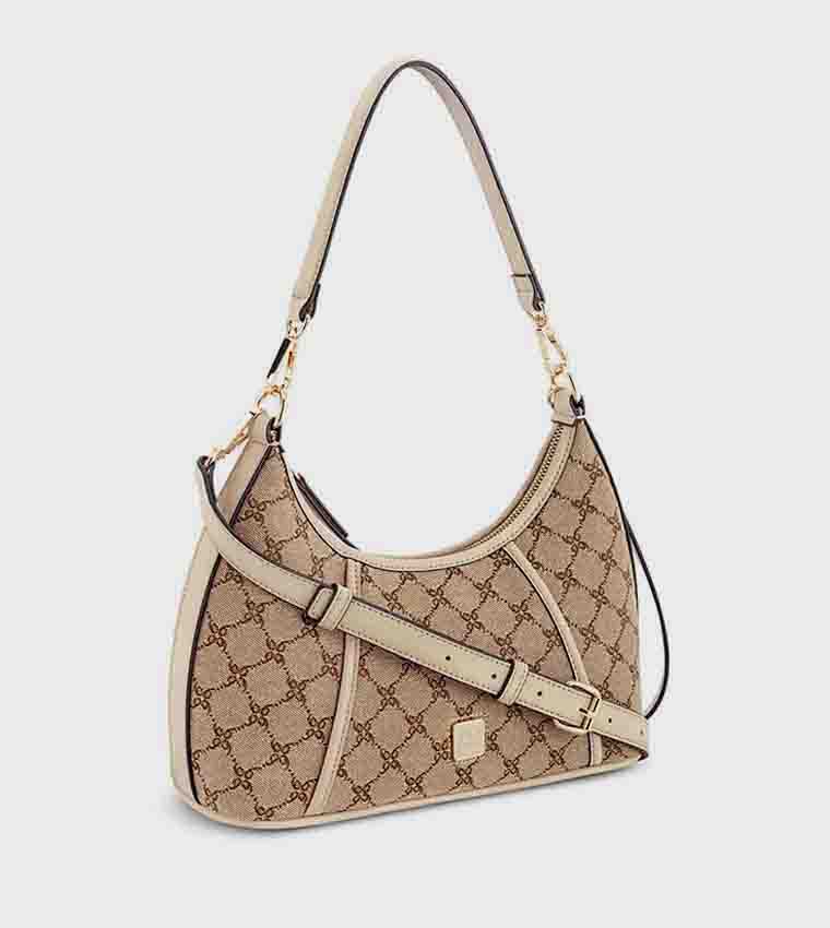 Monogram Patterned Shoulder Bag