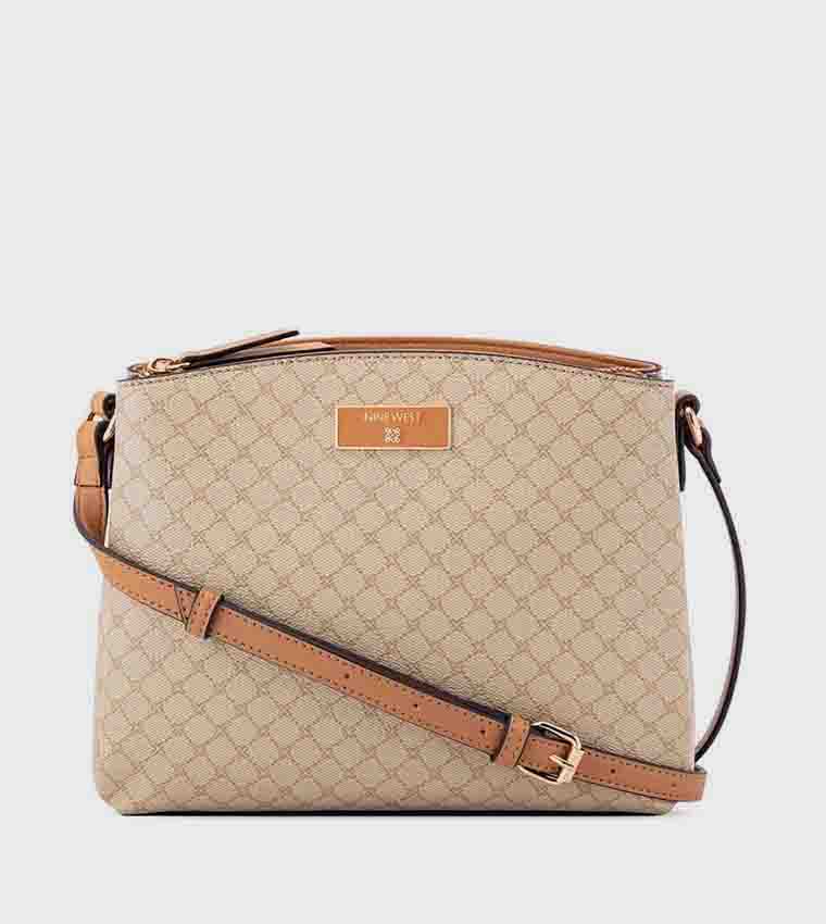 Monogram Patterned Crossbody Bag