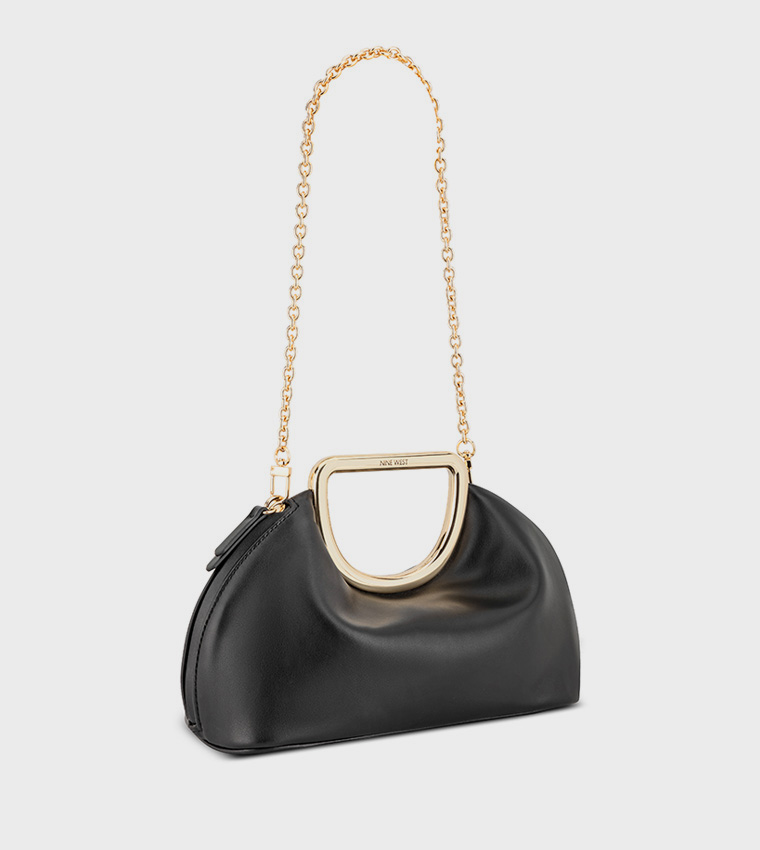 Textured Clutch Bag with Sling