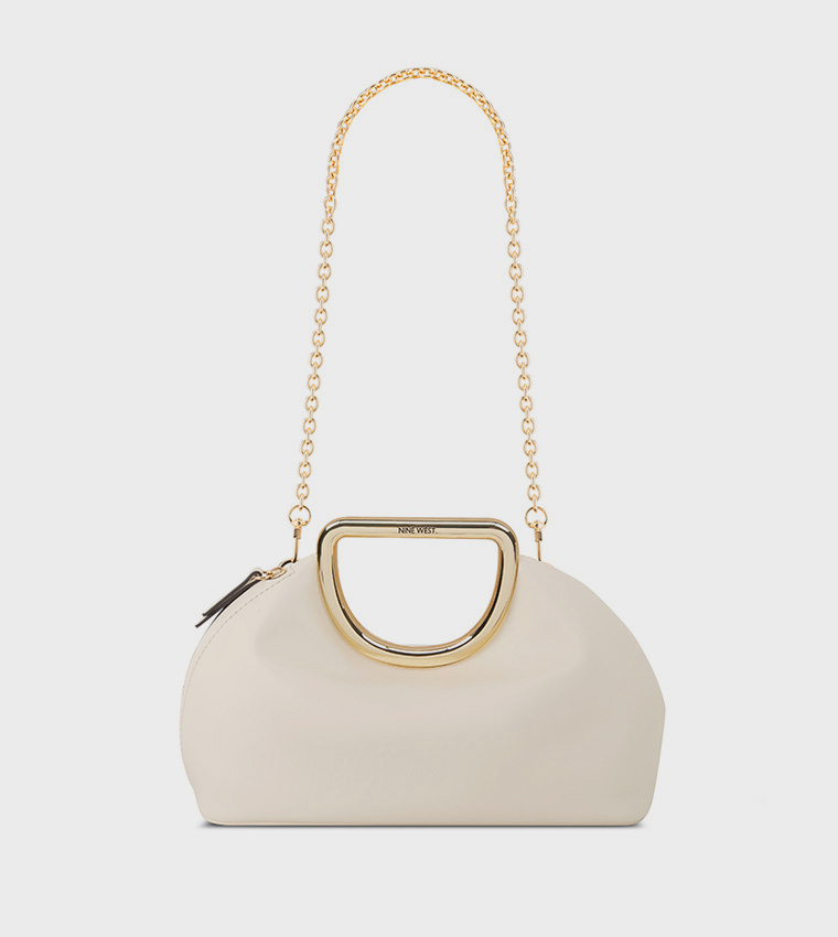 Textured Clutch Bag with Sling