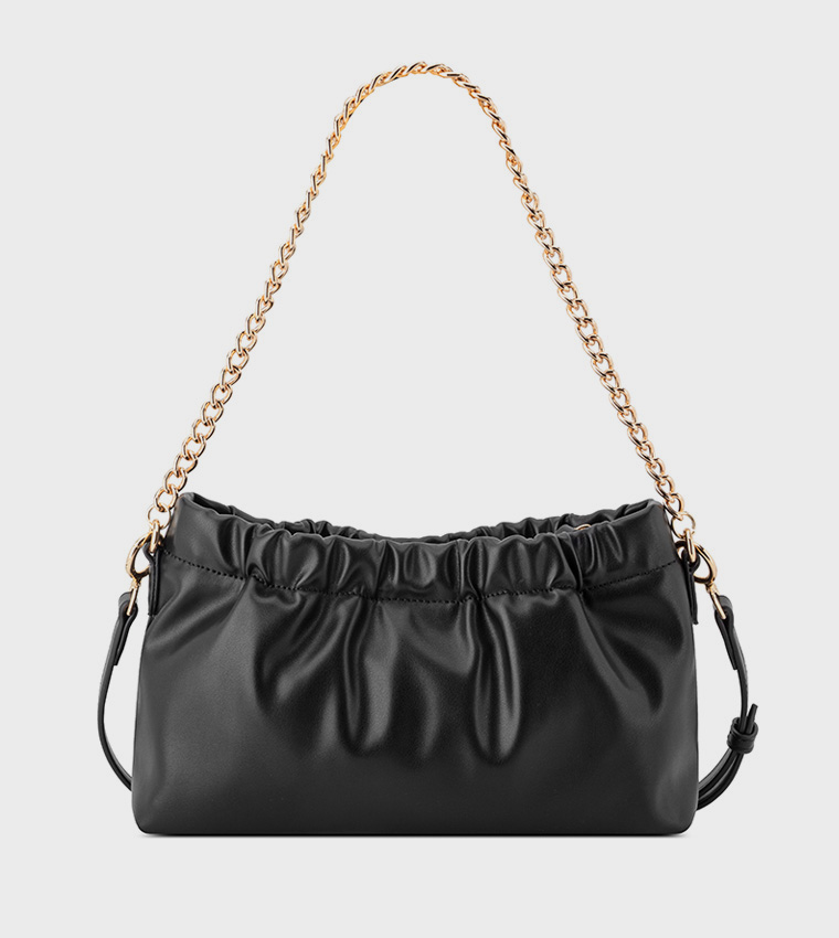 Ruched Shoulder Bag