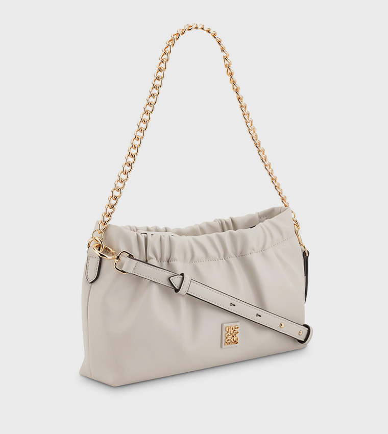 شنطة كتف نسائية مزمومة 