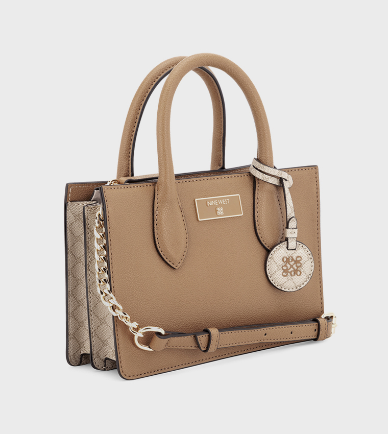 Textured Satchel Bag