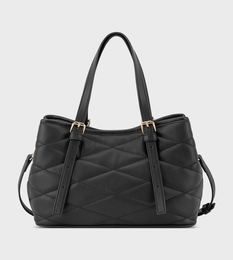 Quilted Satchel Bag