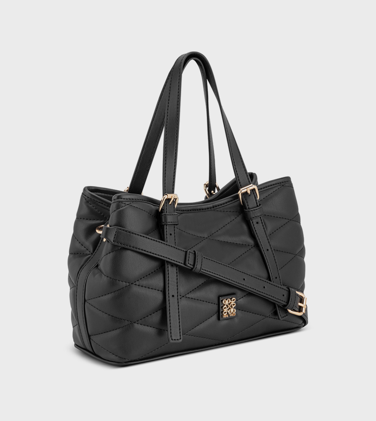Quilted Satchel Bag