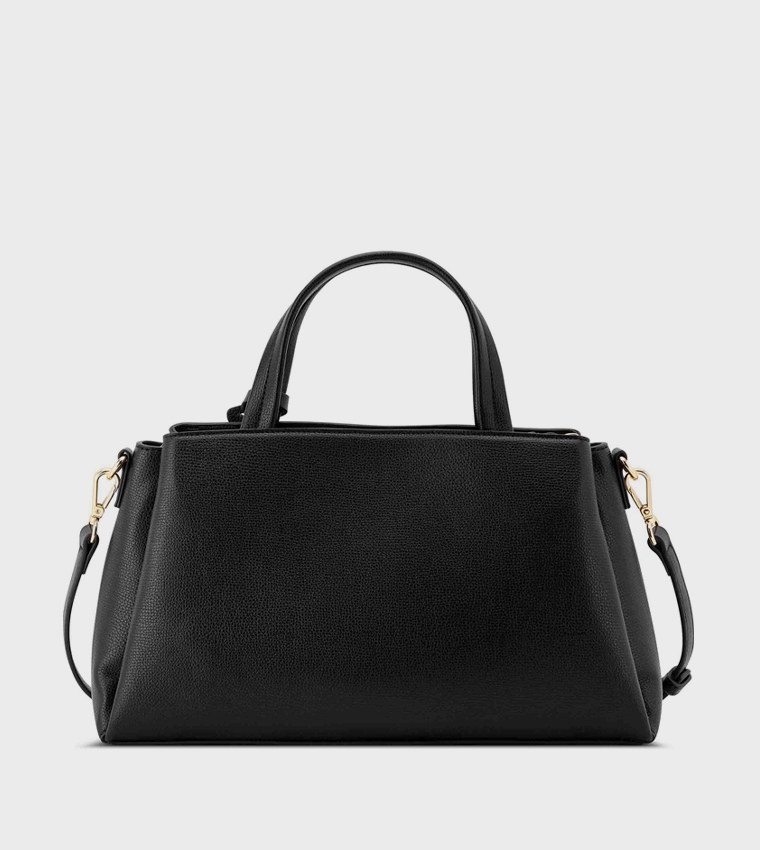 Textured Satchel Bag