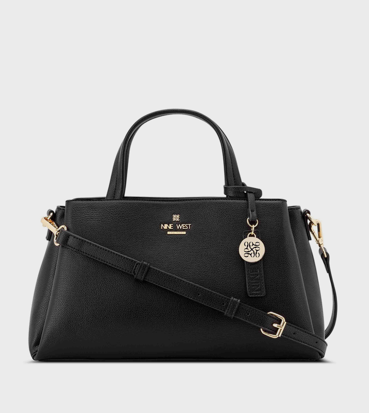 Textured Satchel Bag