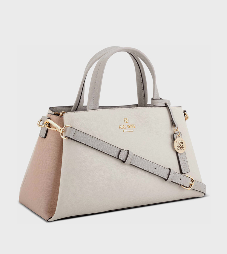 Textured Satchel Bag