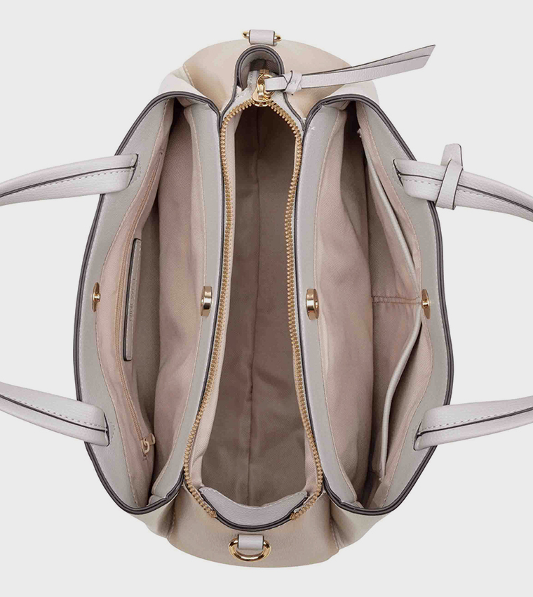 Textured Satchel Bag