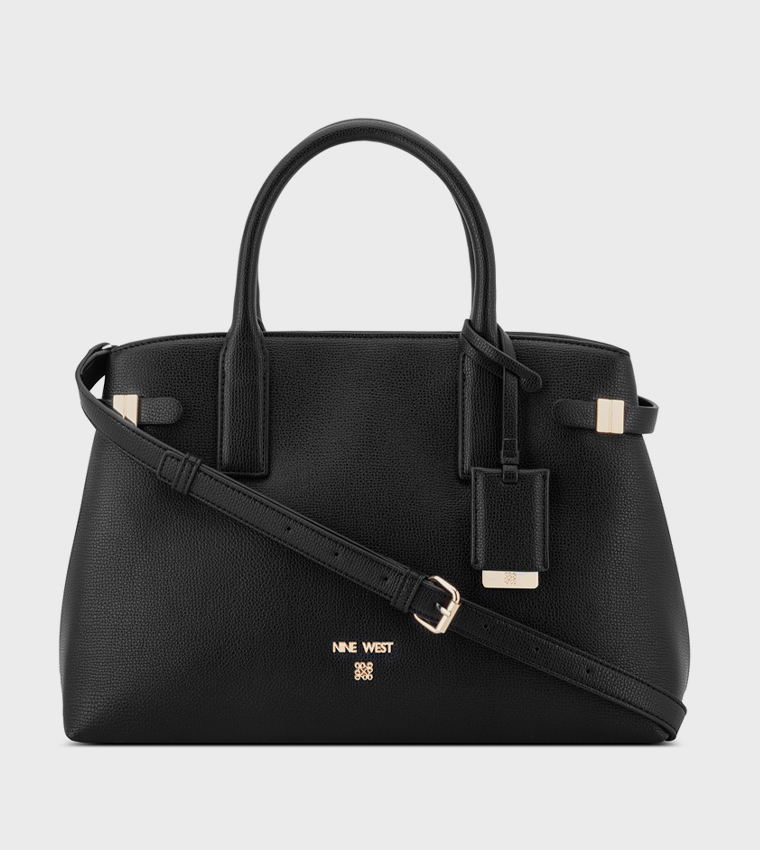 Textured Satchel Bag