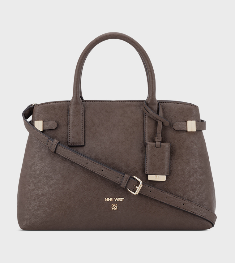 Textured Satchel Bag