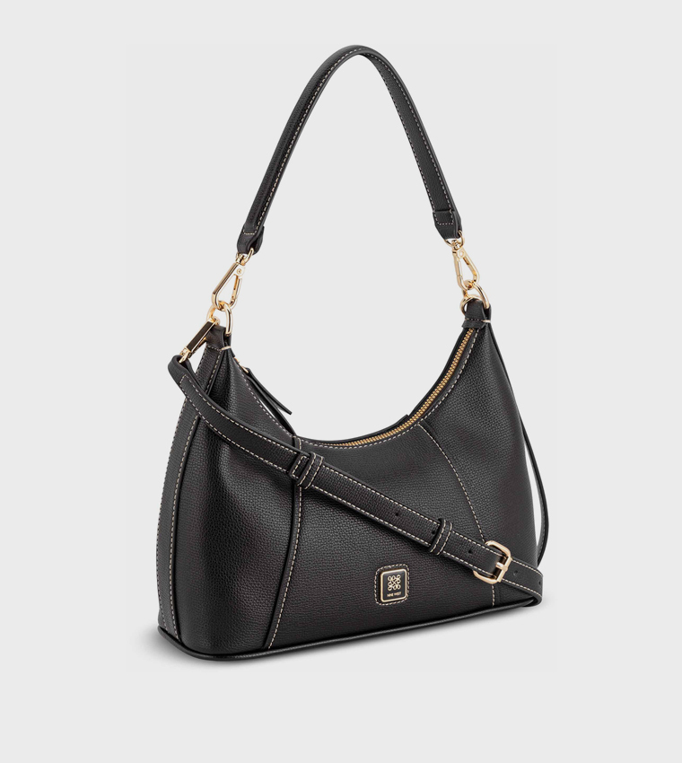 شنطة كتف نسائية بخياطة متباينة 