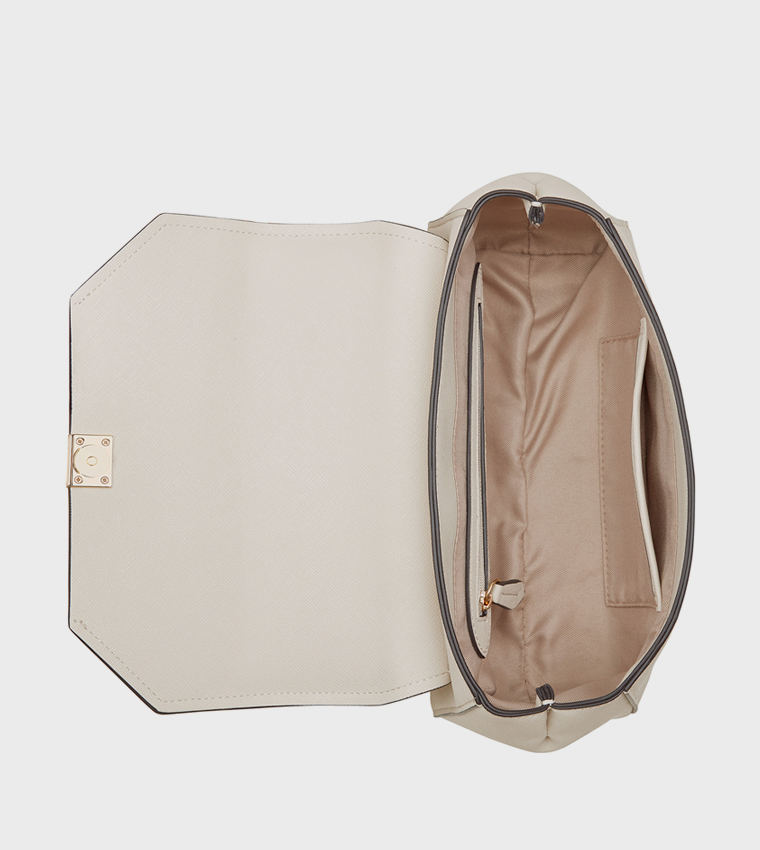 Textured Convertible Shoulder Bag