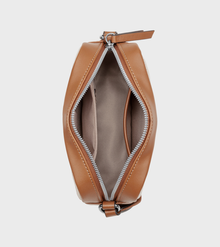 ناين وست  كروس  - حنطي Cross Body Bags