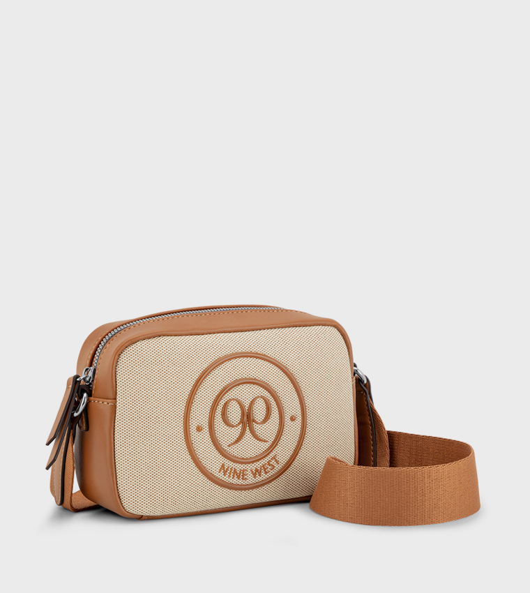 ناين وست  كروس  - حنطي Cross Body Bags
