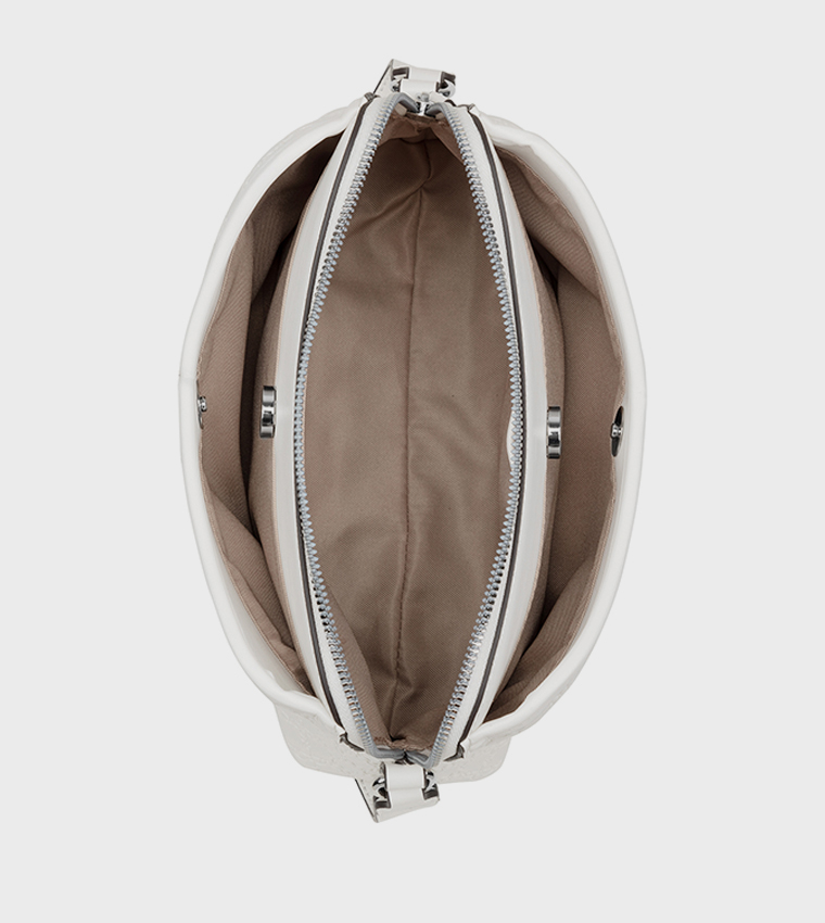 ناين وست  كروس  - أبيض  Cross Body Bags