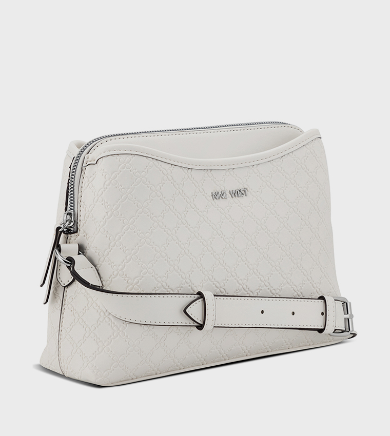 ناين وست  كروس  - أبيض  Cross Body Bags