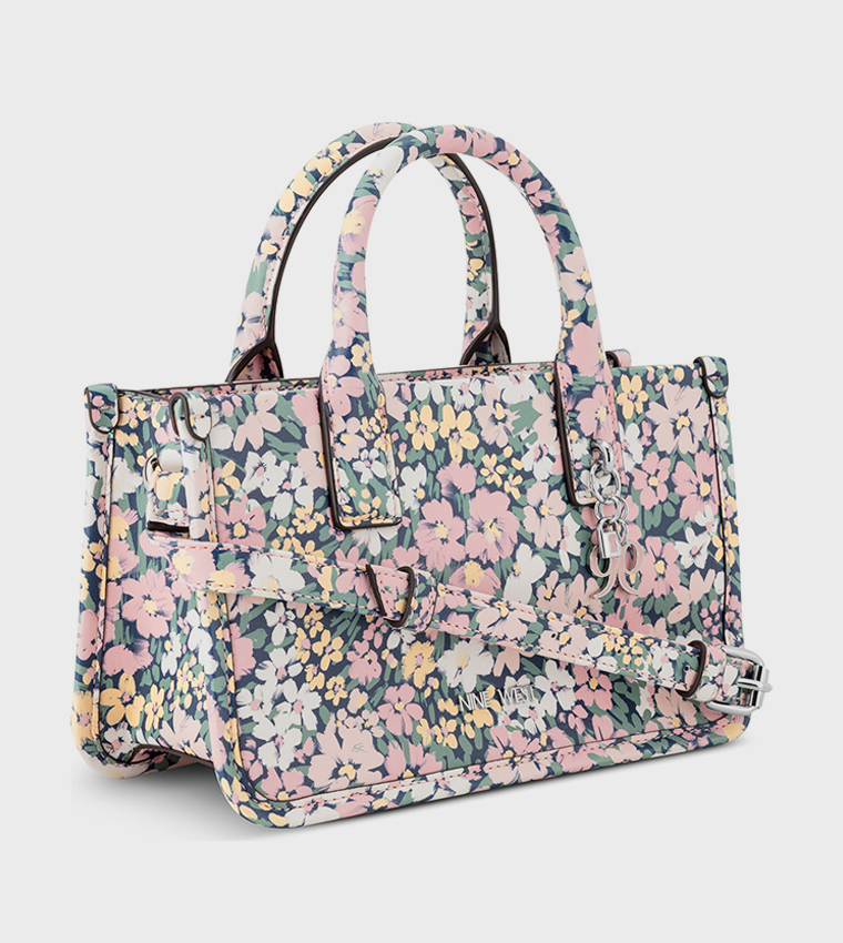 Floral Patterned Satchel Bag