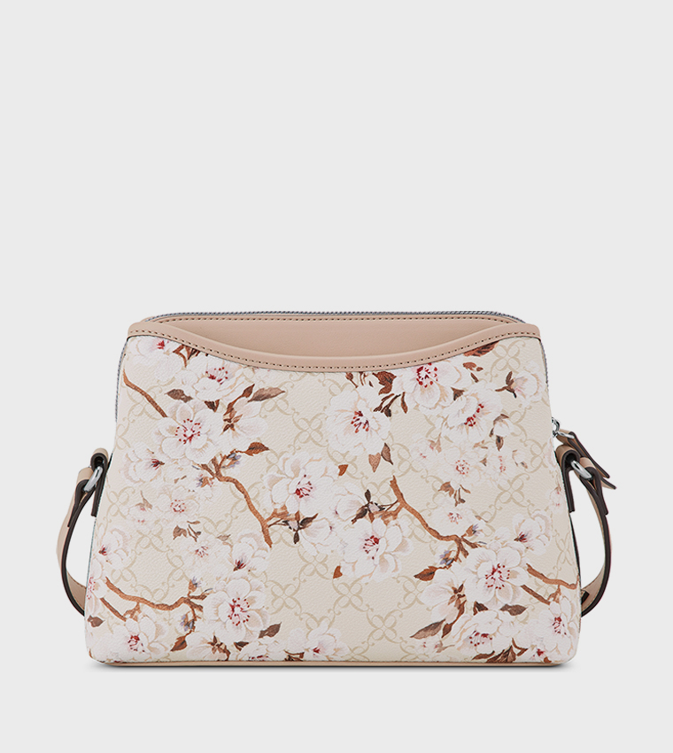 Floral Patterned Crossbody Bag