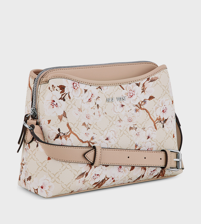 Floral Patterned Crossbody Bag